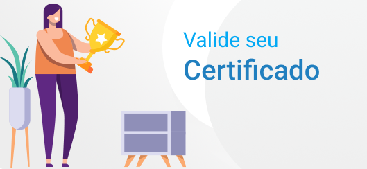 Validação do certificado - Página inicial